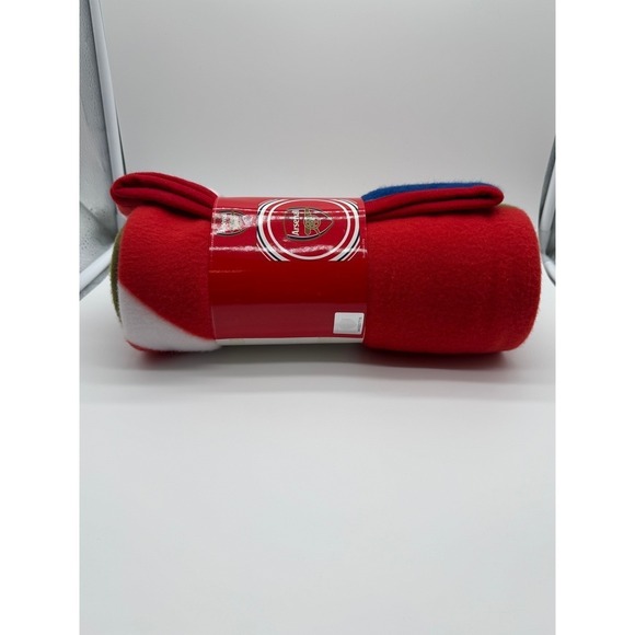 Arsenal F.C. Fleece Blanket PL 125 New 0090 - Picture 3 of 5